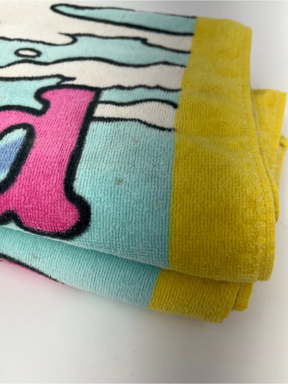 1978 vintage Garfield beach towel party 0825 animal Jim Davis 70s cat franco